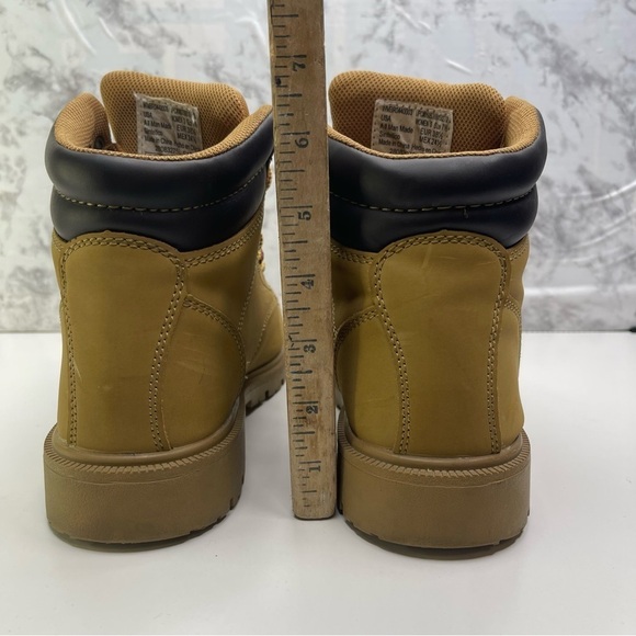 Brahma Work Boots Women’s Size 7.5 Steel Toe Padded Ankle Safety Shoes Brown - Picture 5 of 11